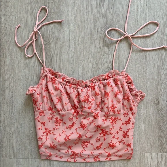 Motel Rocks Pink Top (XS) - Picture 2 of 3